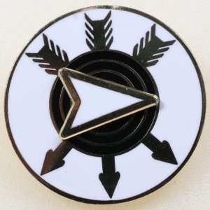 W034 - World Archery Arrowhead Award - White